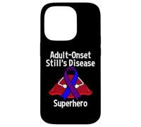 Ruban Guerrier Super-héros Maladie de Still's Disease Adult-Onset Coque pour iPhone 14 Pro