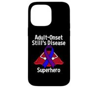 Ruban Guerrier Super-héros Maladie de Still's Disease Adult-Onset Coque pour iPhone 14 Pro Max