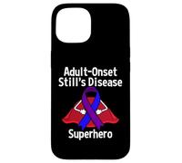 Ruban Guerrier Super-héros Maladie de Still's Disease Adult-Onset Coque pour iPhone 15