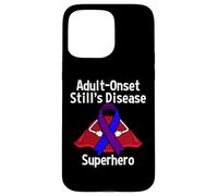 Ruban Guerrier Super-héros Maladie de Still's Disease Adult-Onset Coque pour iPhone 15 Pro Max