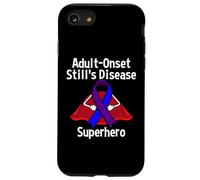 Ruban Guerrier Super-héros Maladie de Still's Disease Adult-Onset Coque pour iPhone SE (2020) / 7/8