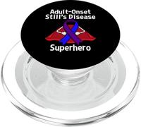 Ruban Guerrier Super-héros Maladie de Still's Disease Adult-Onset PopSockets PopGrip pour MagSafe