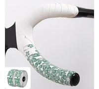 Ruban Guidon Cyclisme Respirant Main Sèche Longue Durée | Texture antidérapante relief, pour prise sécurisée, contrôle accru, stabilité en pour virage et freinage(A-green)
