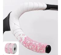 Ruban Guidon Cyclisme Respirant Main Sèche Longue Durée | Texture antidérapante relief, pour prise sécurisée, contrôle accru, stabilité en pour virage et freinage(A-pink)