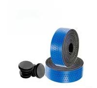 Ruban Guidon Cyclisme Respirant Perforé Ruban Guidon Cyclisme | EVA antidérapante, absorption sueur, optimal, idéal route et ville, finition pro(Blue)