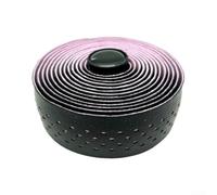 Ruban Guidon Large 30mm pour Enroulement Libre | Épaisseur 3mm EVA, absorption chocs supérieure, pour surface silicone anti-dérapante, idéal route et ville(Black & Pink)