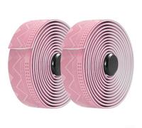 Ruban Guidon Route Respiration Léger 28g | Silicone texturé, pour prise ferme, contrôle total, route et ville, toutes conditions météo(Pink)