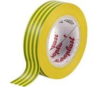 Ruban isolant Coroplast 302-10-19GN/YE vert, jaune (L x l) 10 m x 19 mm acrylique Jaune G