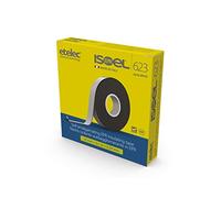 Ruban isolant de vulcanisation noire autoglomérante Vulcanisante en EPR, protection jusqu'à 69 kV, 19mm x 9,1 m x 0,50mm