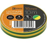 Ruban isolant Emos PVC 15mm / 10m vert-jaune