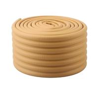 Ruban isolant en mousse pour tuyau d'eau - 2 m x 8 cm - Bande anti-gel avec dos solide pour isolation thermique et réduction du bruit sur climatisation, radiateur et tuyaux d'eau - Beige