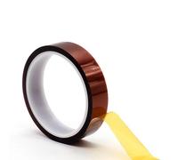 Ruban isolant PET haute température 33 m, résistant à 180 °C, couleur fauve, for assemblage électronique et masquage de circuits imprimés(30mm)