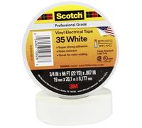 Ruban isolant Scotch® 35 Scotch SCOTCH35-19X20WH blanc (L x l) 20 m x 19 mm résine caoutchouc 1 pc
