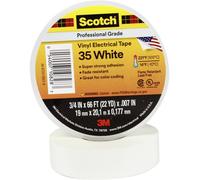 Ruban isolant Scotch® 35 Scotch SCOTCH35-19X20WH blanc (L x l) 20 m x 19 mm résine caoutchouc 1 pc