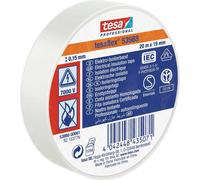 Ruban isolant tesa 53988-00061-00 blanc (L x l) 20 m x 19 mm caoutchouc 1 rouleau(x)