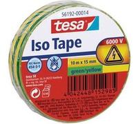 Ruban isolant tesa 56192-14-02 vert, jaune (L x l) 10 m x 15 mm 1 pc(s) Jaune G