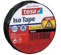 tesa Ruban isolant ISO TAPE 56192-00010-22 - 10 m x 15 mm - Noir