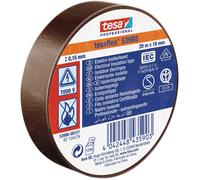 tesa Ruban isolant Professional 53988-00121-00 20 m x 19 mm marron
