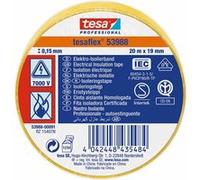 tesa Ruban isolant électrique tesa® Professional 53988-00091-00 20 m x 19 mm jaune