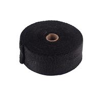 Ruban Isolant Thermique Enveloppe Isolante Thermique de Tuyau d'échappement de 10 m Tissu d'isolation de Tuyau d'échappement Noir pour Tuyeau Collecteur Echappement Moto Bande Isolante Thermique