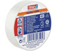 Ruban isolation électrique PVC souple, 15 mm x 10 m Blanc Tesa