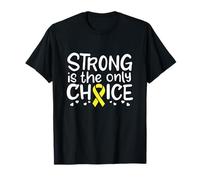 Ruban Jaune de Motivation Contre Le Cancer des os T-Shirt