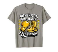 Ruban Jaune de Sensibilisation au Cancer des os pour Papa, Lutte Contre Le sarcome T-Shirt