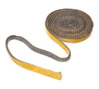 Ruban Joint de Remplacement pour Cheminée, Fibre de Verre Jaune | Autocollant Plat, Pose Rapide sans Colle, Limite les Fuites de Fumée, Portes de Four Industriel et Foyer