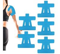 Ruban Kinésiologie pour le Dos,Bandage Élastique Épaule pour Badminton - Bandes Musculaires Respirantes pour Hommes Femmes Adolescents