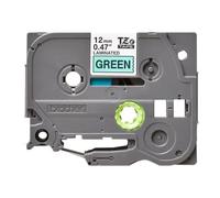 Ruban laminé Brother TZE731 - Noir sur vert 12 mm x 8 m