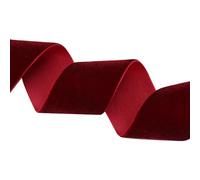 Ruban large en velours, ruban pour un emballage cadeau 25 mètres de long ruban de velours rouge luxueux avec bobine bobine bricolage