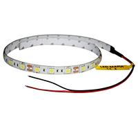 Ruban LED 24 V - 30-60 cm - 1 m, 2 m, 3 m - Rouge, bleu, blanc, vert - Câble d'éclairage 3 m (bleu, 2 m - m/8,99 €)