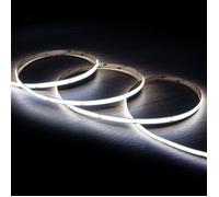Ruban LED 24V COB 320 LED/m BOBINE 20m 11W/m 1100lm/m Largeur 8mm Coupe 4cm IP20 CRI90 Blanc froid
