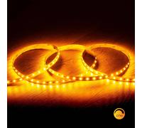 Ruban Led 24v Dc Dimmable Smd2835 140led/M 5m Ip20 Largeur 10mm Coupe Tous Les 100cm Dim To Warm Sélectionnable (Chaud-Neutre)