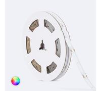 Ruban LED 24V RGB COB 420 LED/m 5m 18W/m Largeur 10mm Coupe 5cm IP20