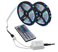 Ruban LED - 3528RGB - 20M - Non étanche - Télécommande infrarouge - 300 couleurs