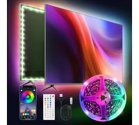 Ruban LED 7M, 30 LED/Mètre, Bande LED RGB Multicolore avec Télécommande et App Contrôle, Synchroniser avec Rythme de Musique/Fonction de Minuterie, pour Décoration, Mariage, Chambre, Fête