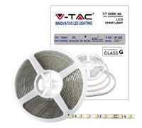 Bande LED 5 mètres V-tac 212562 vt-5050-24V 3000K IP65 10W/M