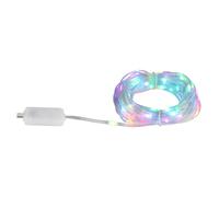 Ruban LED changeant de couleur Chaîne lumineuse USB éclairage décoratif multicolore RGB, 50x LED, L 500 cm