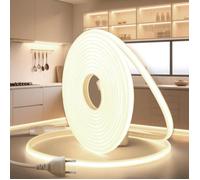 Ruban Led Cob 2M 220V Blanc Naturel 4000K Exterieur Bande Imperméable Etanche Ip65 320Leds/M Flexible Recoupable Néon Ruban [CA116]