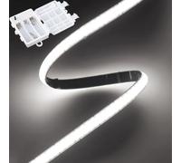 Ruban LED COB Pile 3AA Batterie，Bande LED à Piles 320 LEDs/m 5mm largeur Adhésive Bandeau Light Strip pour sous le meuble de cuisine, étagères, meuble bas, décoration.(Sin batería dentro)