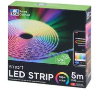 Ruban LED Connecté WiFi 5m - Bandeau Lumineux RGB & Blanc Variable - Compatible Alexa, Google Home & App LSC - Kit Complet avec Télécommande - Éclairage Intelligent Dimmable & Découpable