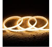 Ruban LED Dimmable 220V COB 320 LED/m Blanc Chaud 8W/m 720lm/m Largeur 12mm Coupe 50cm IP65 CRI90 Sur mesure 15 m