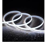 Ruban LED Dimmable 220V COB Auto-redressement 320 LED/m 720 lm/m Largeur 12 mm IP65 coupe 50 cm sur mesure 6000K Blanc froid 10 m