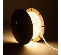 Ruban LED Dimmable 220V COB Auto-redressement 320 LED/m BOBINE 50m 8W/m 720 lm/m Largeur 12mm Coupe 50cm IP65 CRI90 4000K Blanc ne