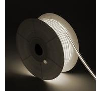 Ruban Led Dimmable 220v Cob Auto-Redressement 320 Led/M Bobine 50m 8w/M 720 Lm/M Largeur 12mm Coupe 50cm Ip65 Cri90 4000k Blanc Neutre