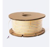 LEDKIA LIGHTING Ruban LED Dimmable 220V COB Auto-redressement 560 LED/m BOBINE 50m 14W/m 1250lm/m SILICONE FLEX IC2 Largeur 10mm Coupe 10cm IP65 4000K Blanc neutre