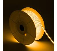 Ruban Led Dimmable 220v Cob Auto-Redressement 560 Led/M Bobine 50m 14w/M 1250lm/M Silicone Flex Ic2 Largeur 10mm Coupe 10cm Ip65 2200k Super Chaud