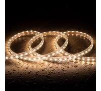 Ruban Led Dimmable 220v Smd 120 Led/M Blanc Chaud 7.5w/M 750lm/M Largeur 12mm Coupe 100cm Ip65 Sur Mesure 25 M