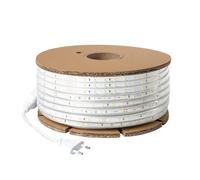 Ruban LED Dimmable 220V SMD 60 LED/m BOBINE 50m 5W/m 500lm/m Largeur 12mm Coupe 100cm IP65 Blanc neutre